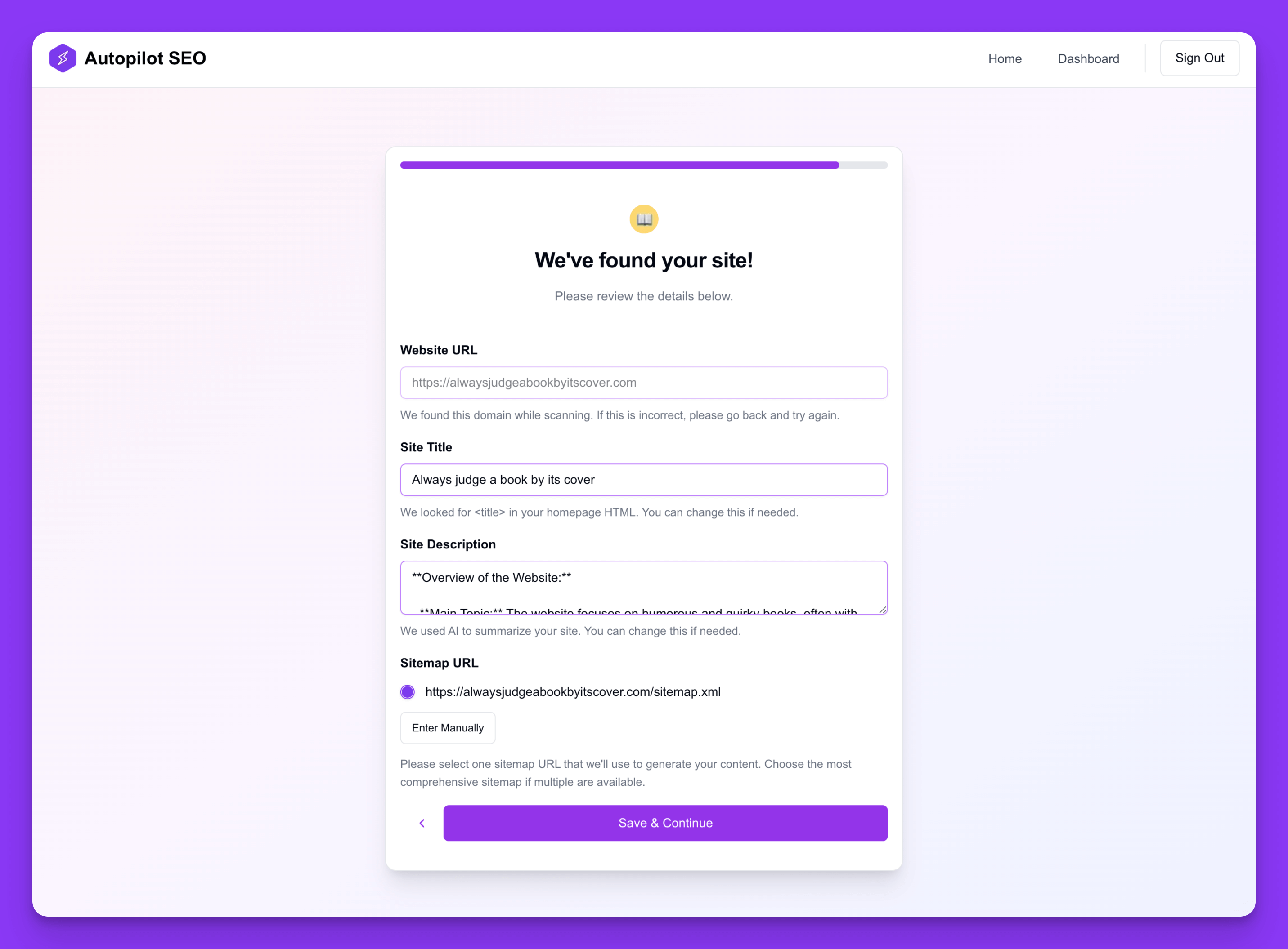 Add Website